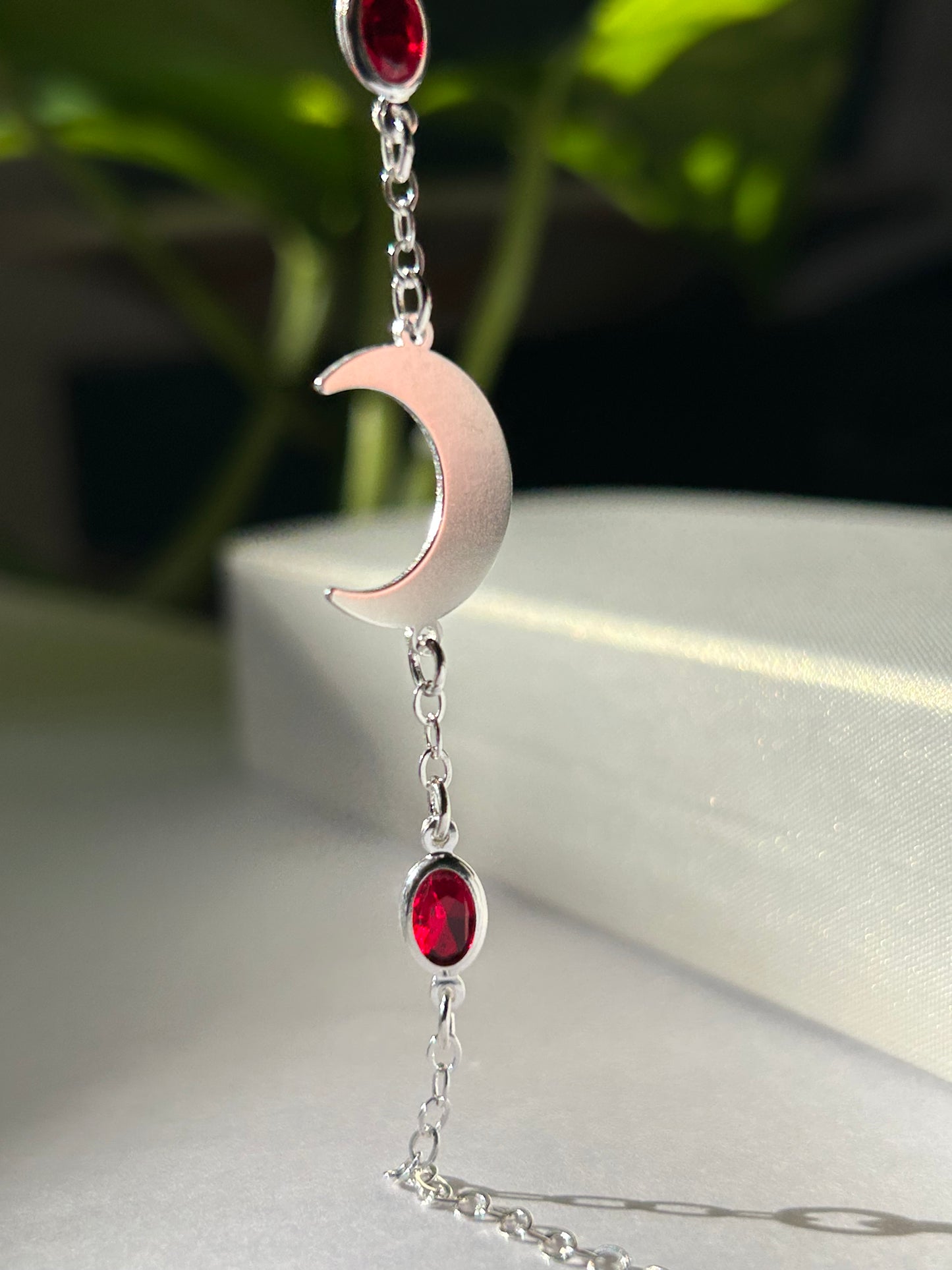 Pulsera luna 2 circonias
