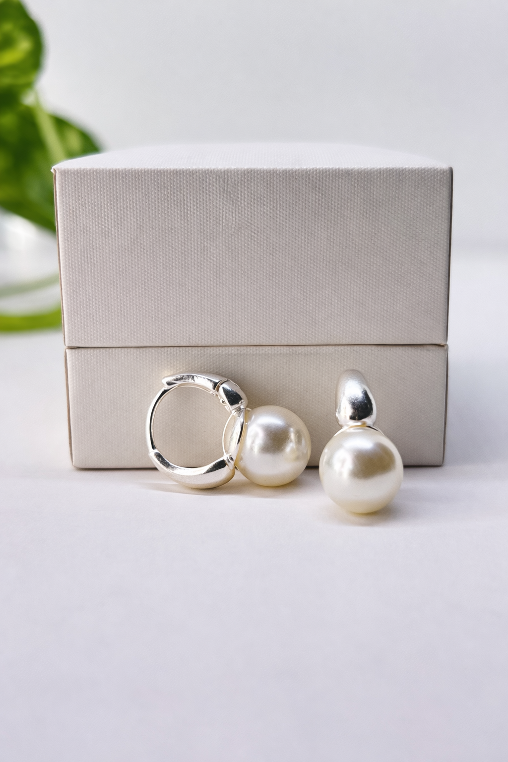 Aros Huggies Aura Perla