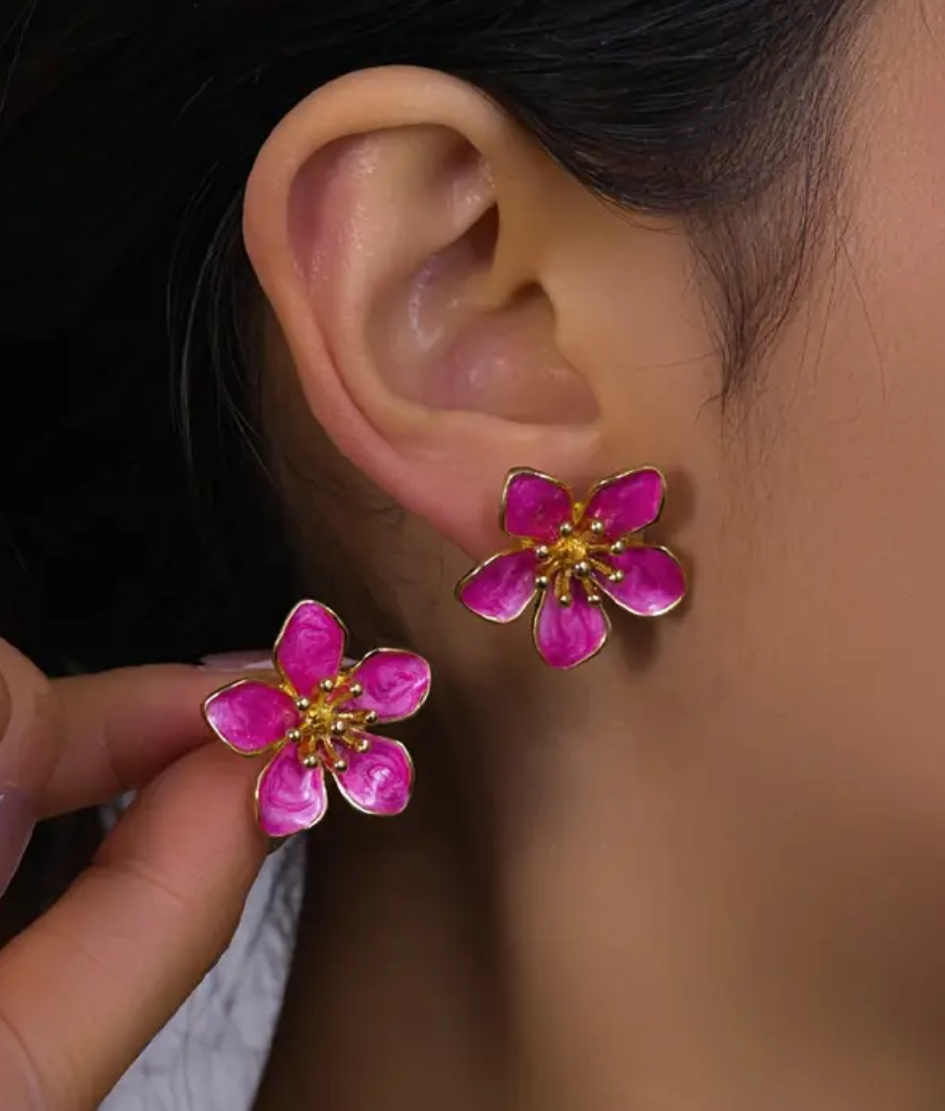 Caravanas flores P