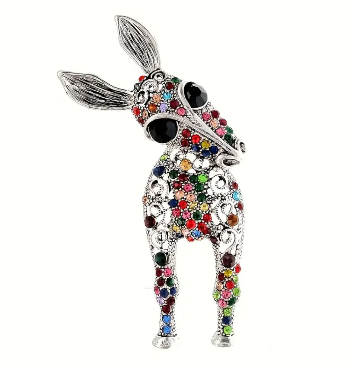 Prendedor Burro Vintage