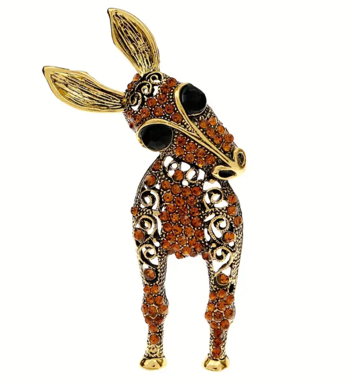 Prendedor Burro Curioso