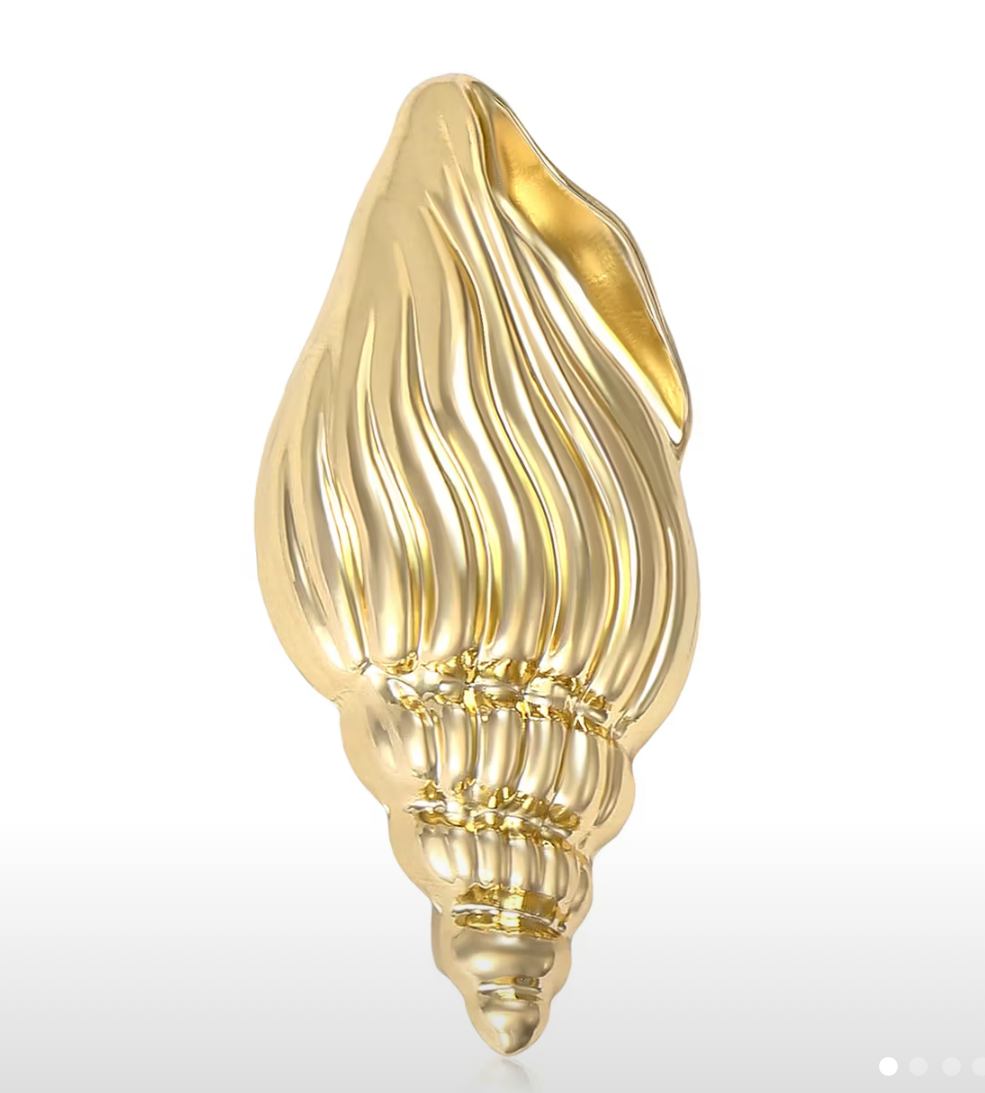Prendedor Caracola Gold