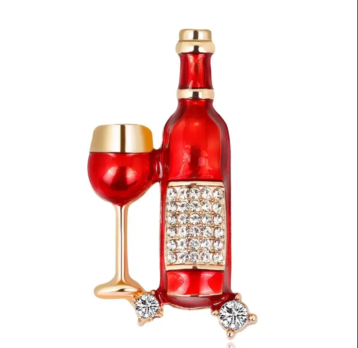 Prendedor Copa y Vino