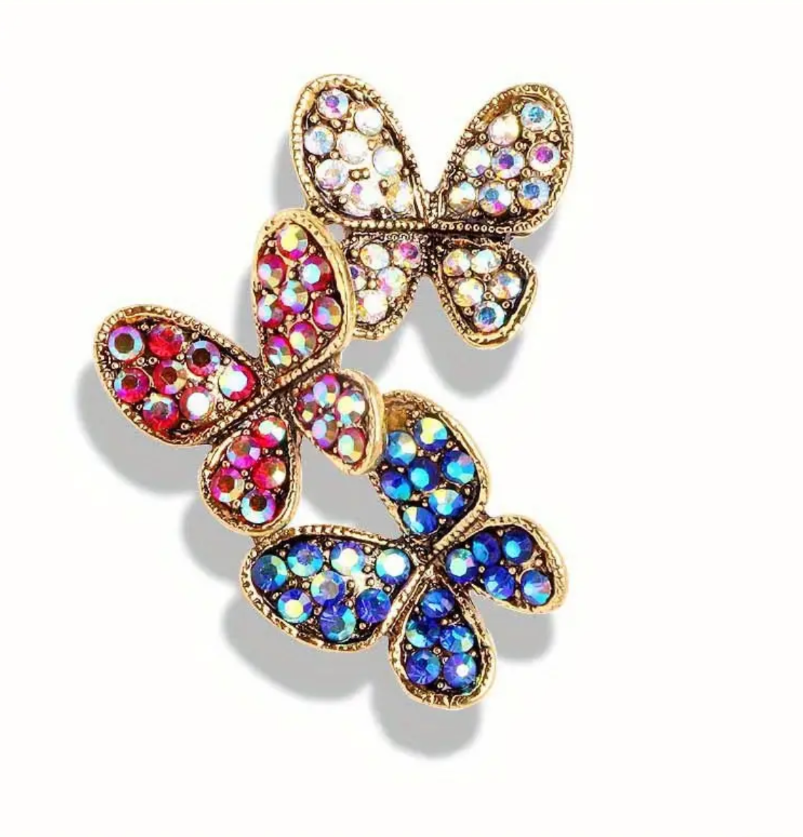 Prendedor 3 mariposas