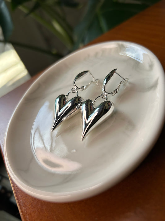 Aros Chunky plateados