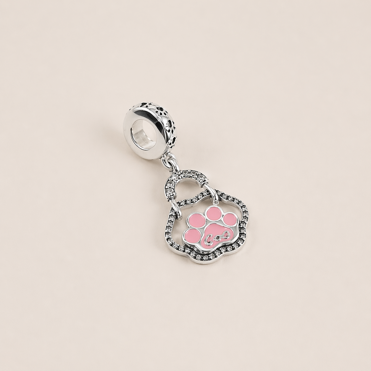 Charm Huellita Pink