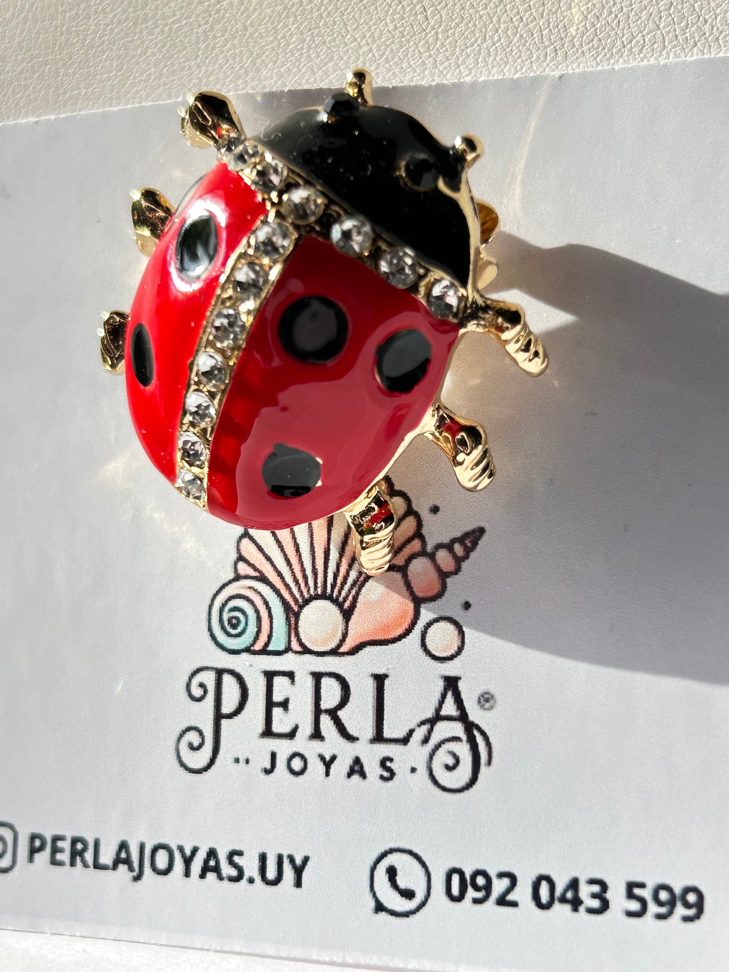 Prendedor Mariquita red