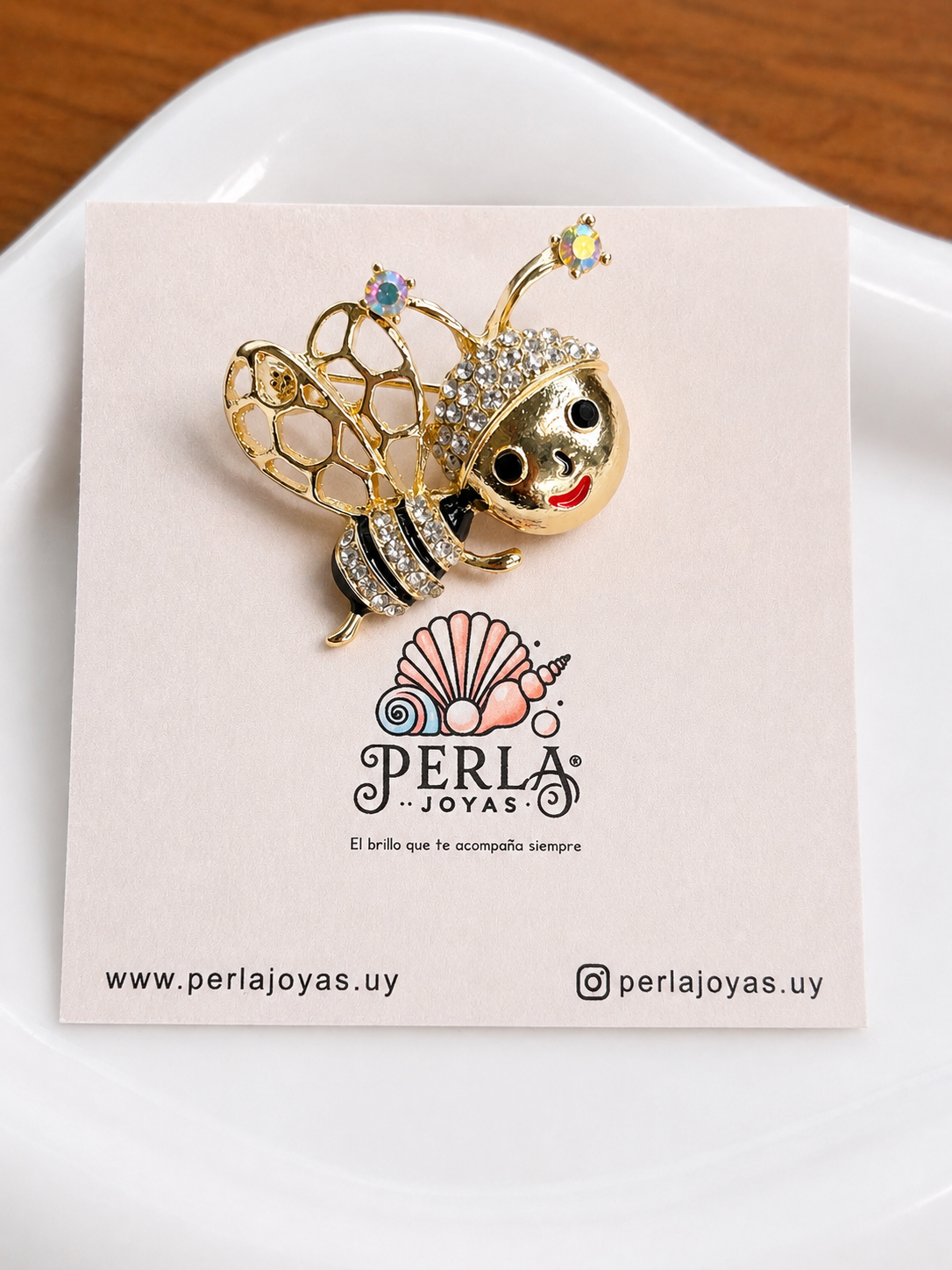 Prendedor Abeja Miel