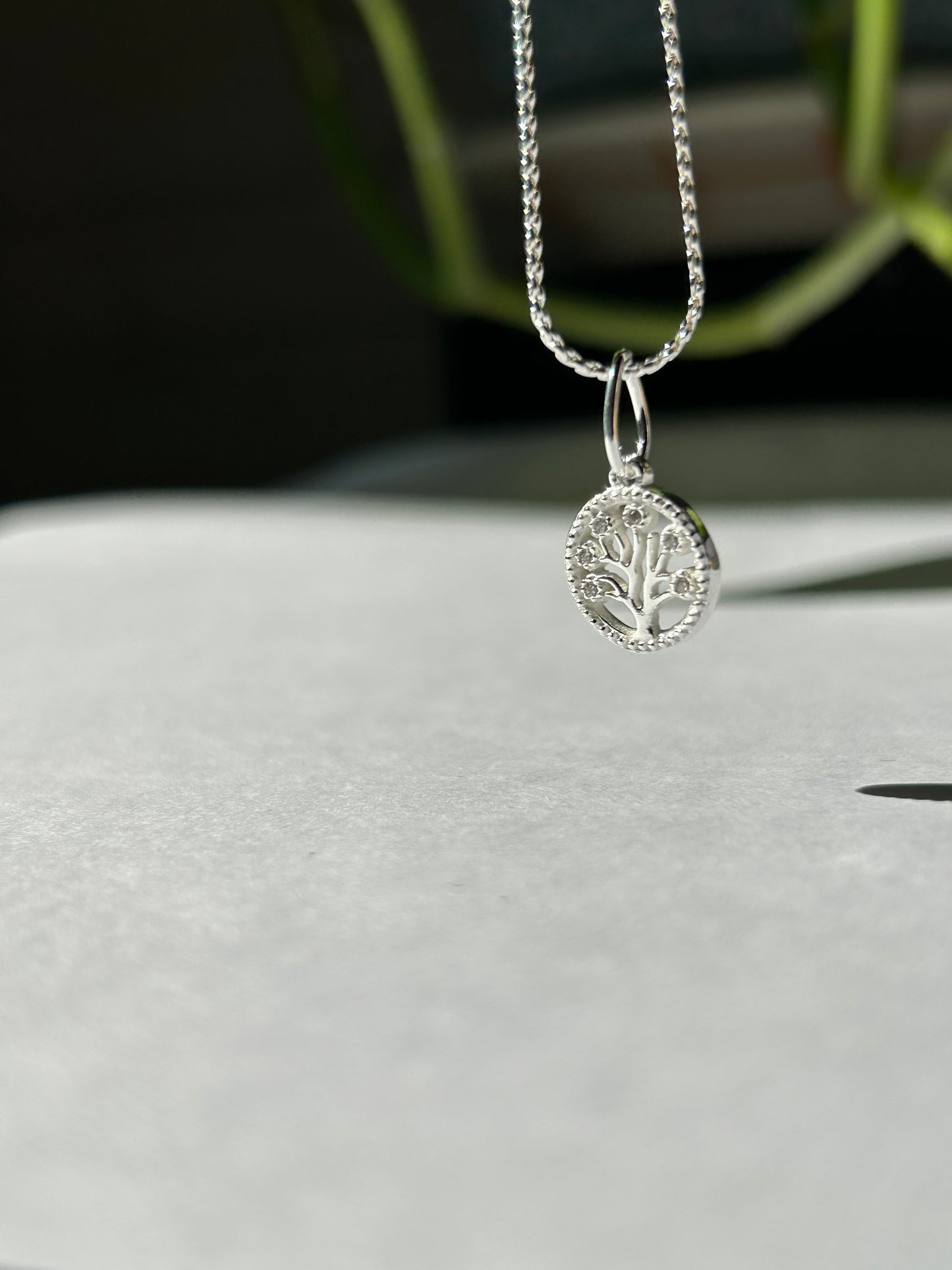 Dije árbol de la vida redondo