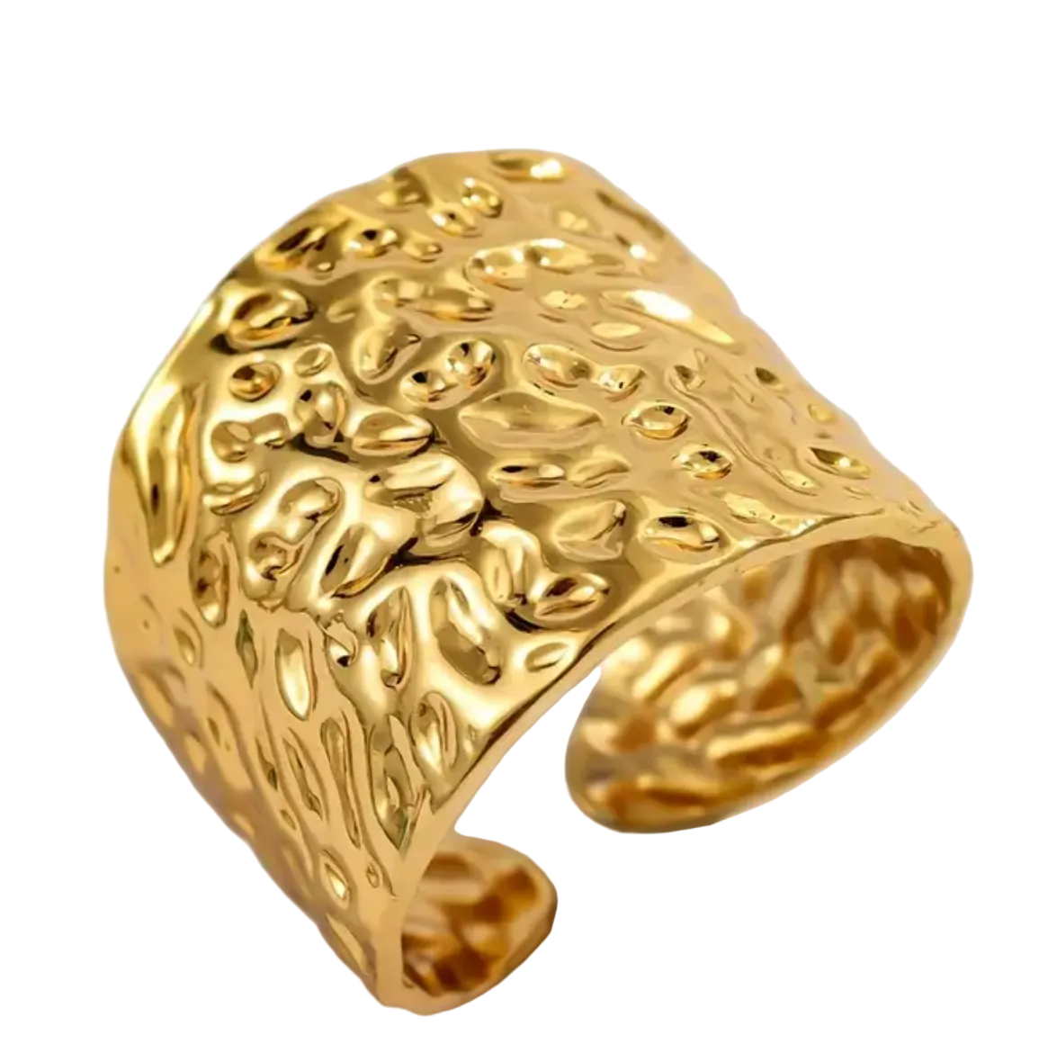 Anillo Acero Martillado