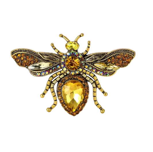 Prendedor Avispa Gold