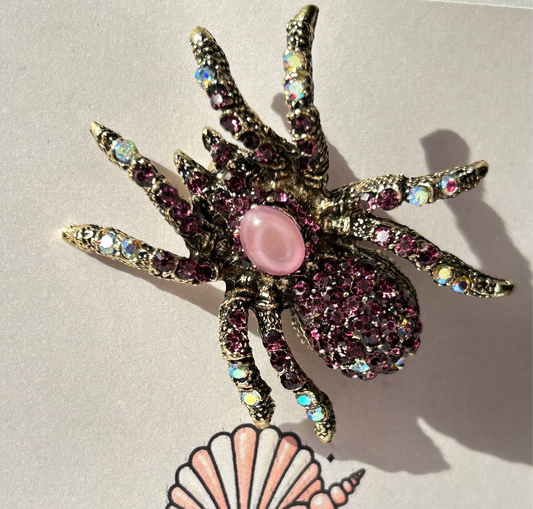 Prendedor tarántula pink