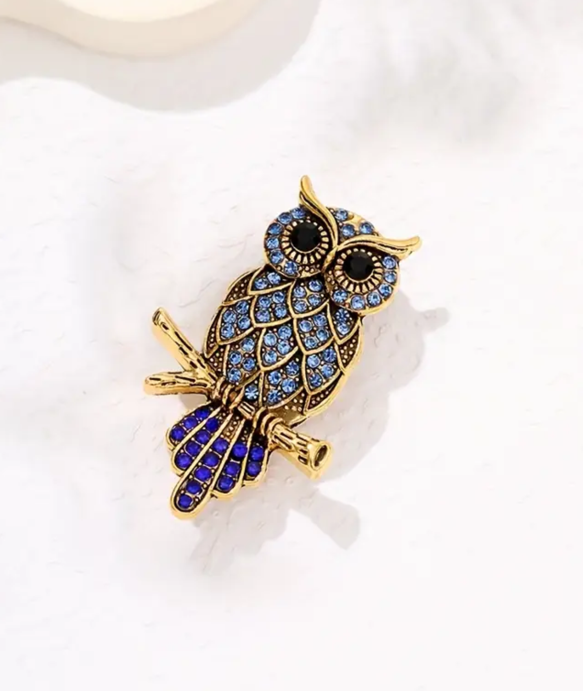 Prendedor Búho y rama