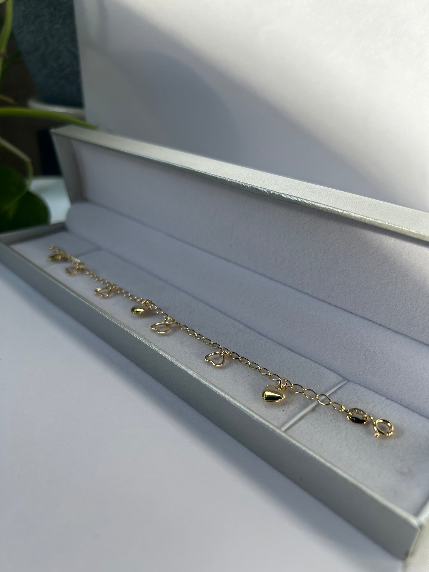 Pulsera corazón combinado