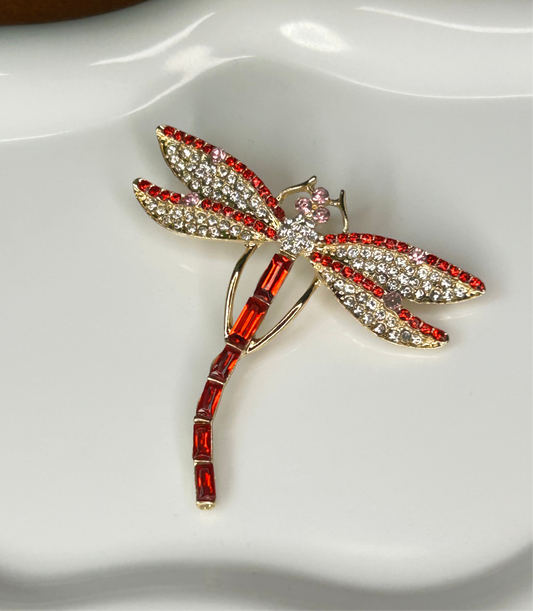 Prendedor Libélula Red
