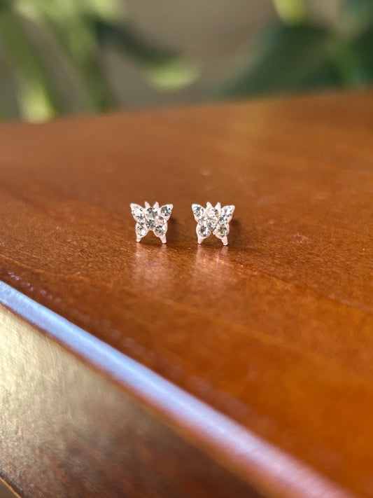 Caravanas mini mariposas