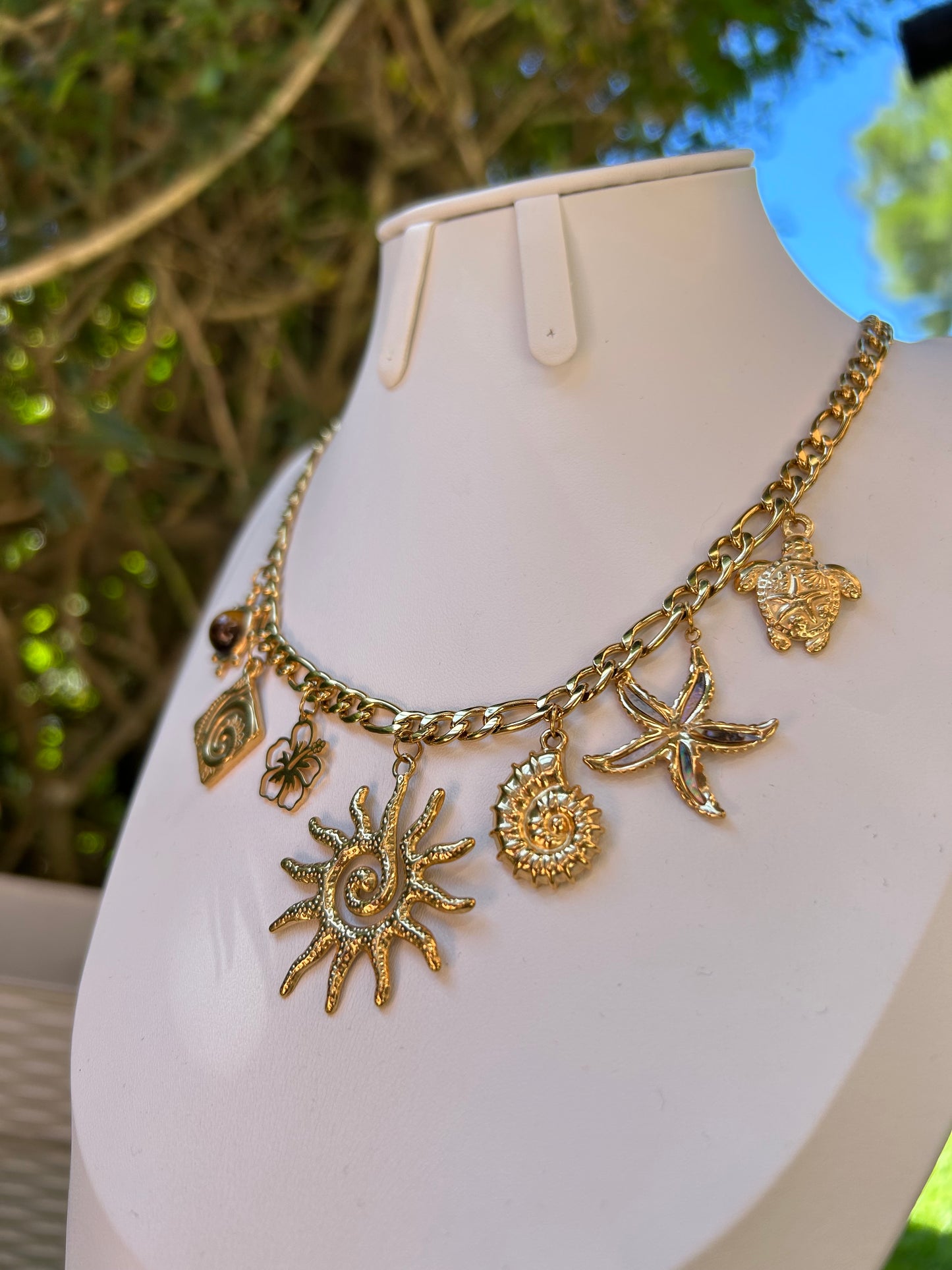 Collar Bohemio 7 dijes