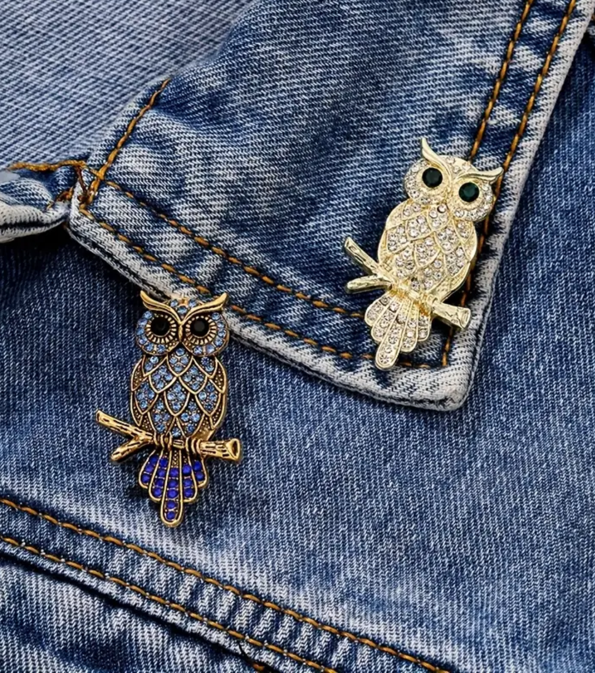 Prendedor Búho y rama