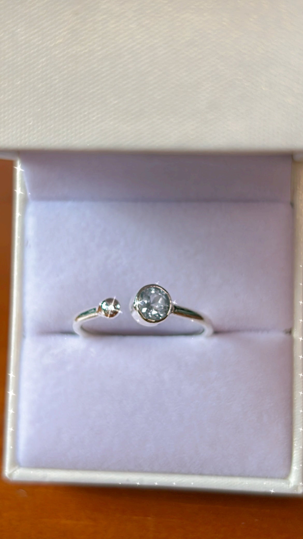 Anillo topacio