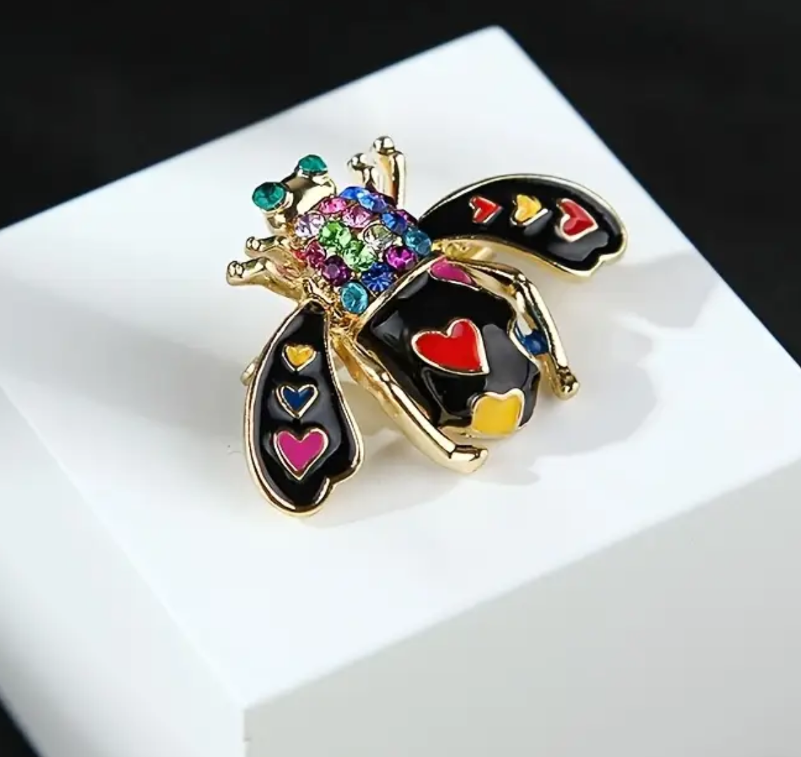 Prendedor Bee Multicolor