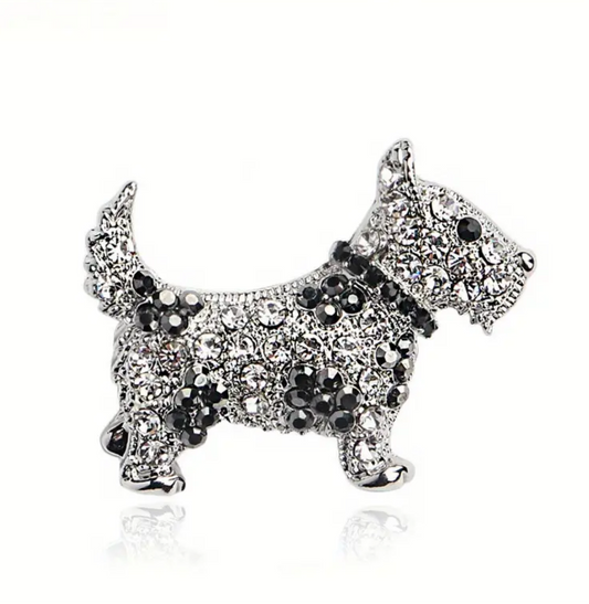 Prendedor Cachorro Cristal