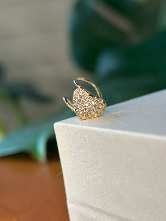 Ear cuff corazón