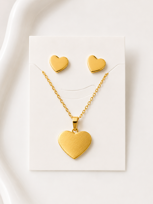 Conjunto Golden Heart