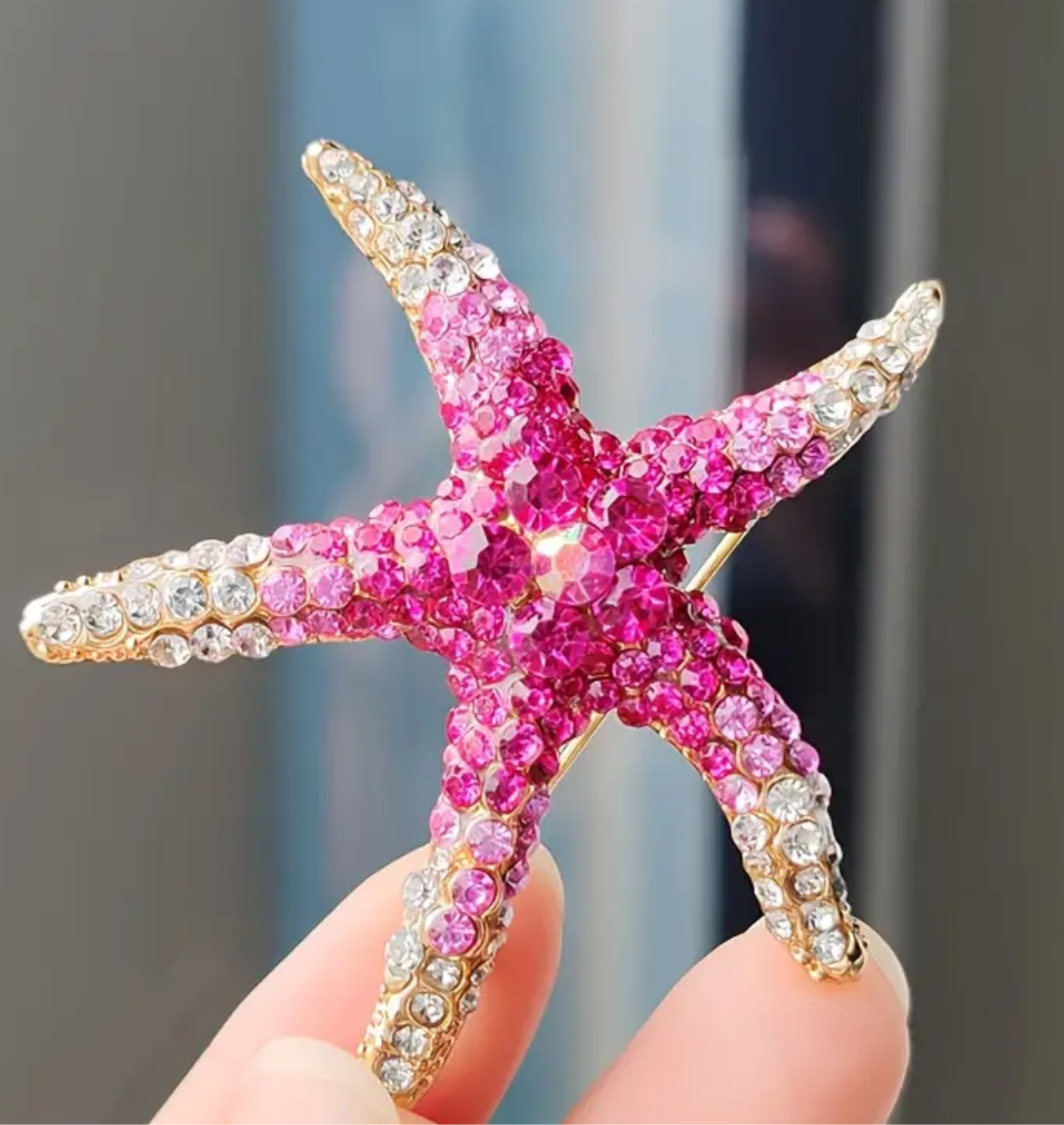 Prendedor estrella Pink