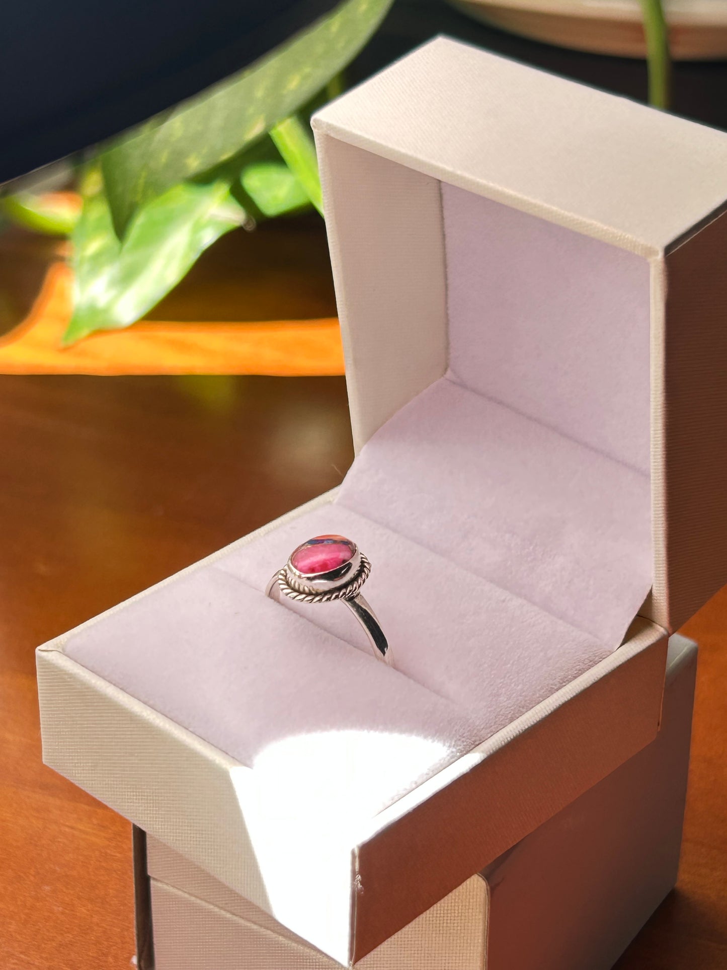Anillo Turquesa Rosa