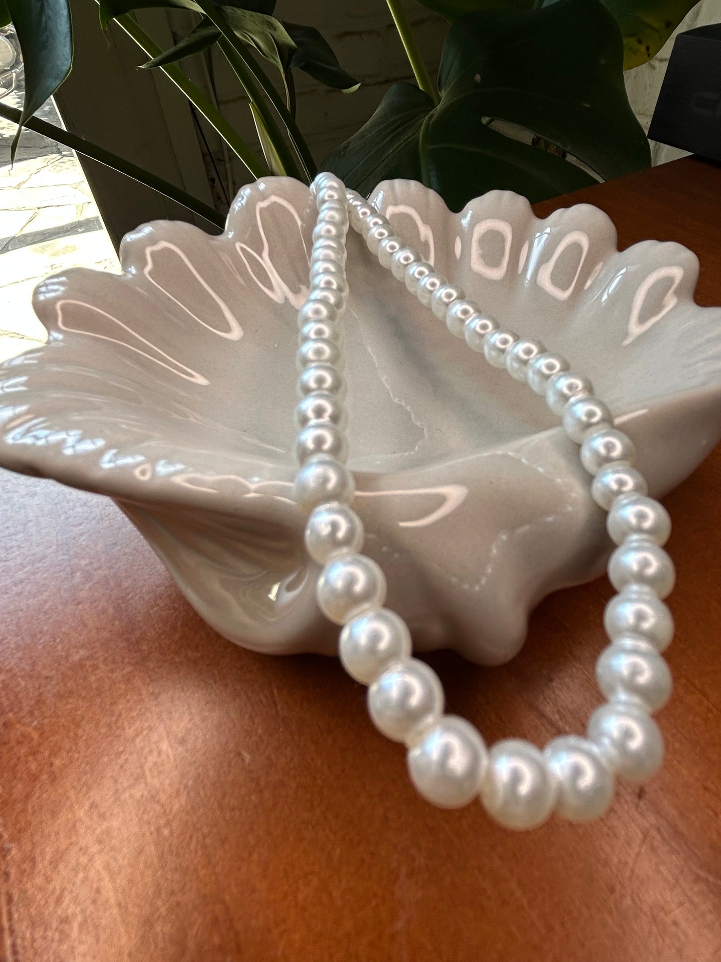 Collar de perlas fantasía