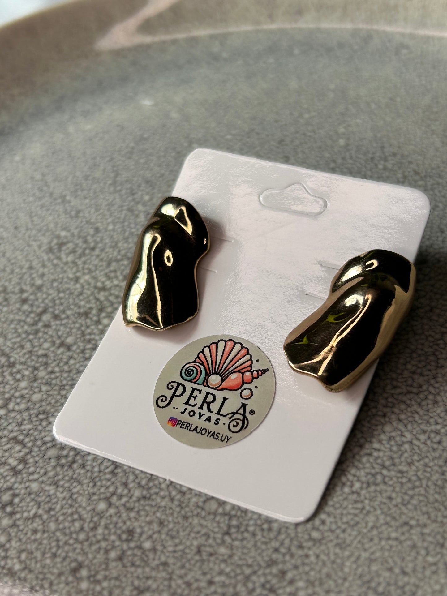 Aros organic dorados