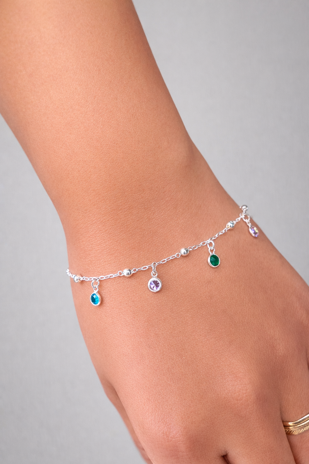 Pulsera multi puntos de luz colores