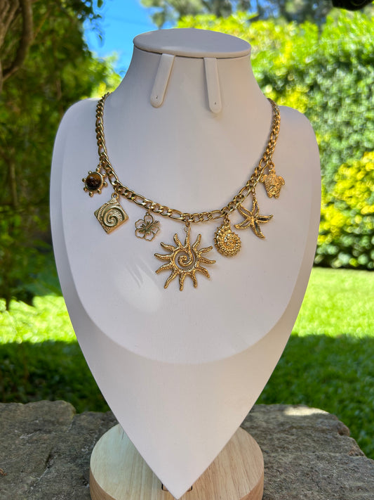 Collar Bohemio 7 dijes