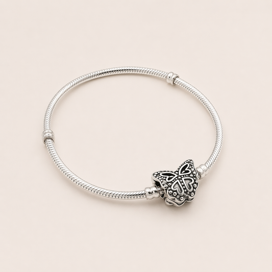 Pulsera Corazón para Charms