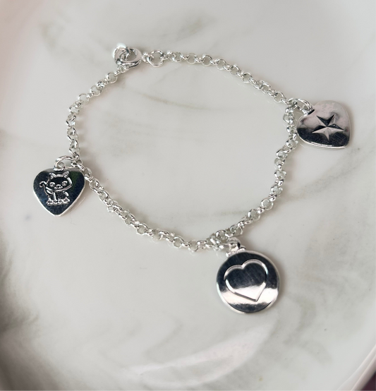 Pulsera infantil 3 dijes
