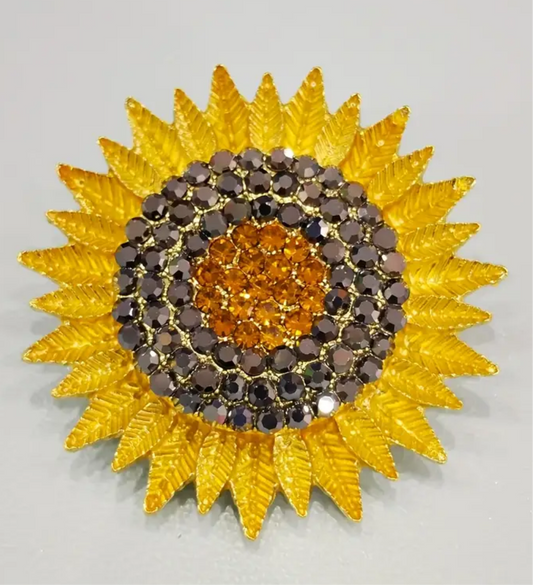 Prendedor Girasol Gold