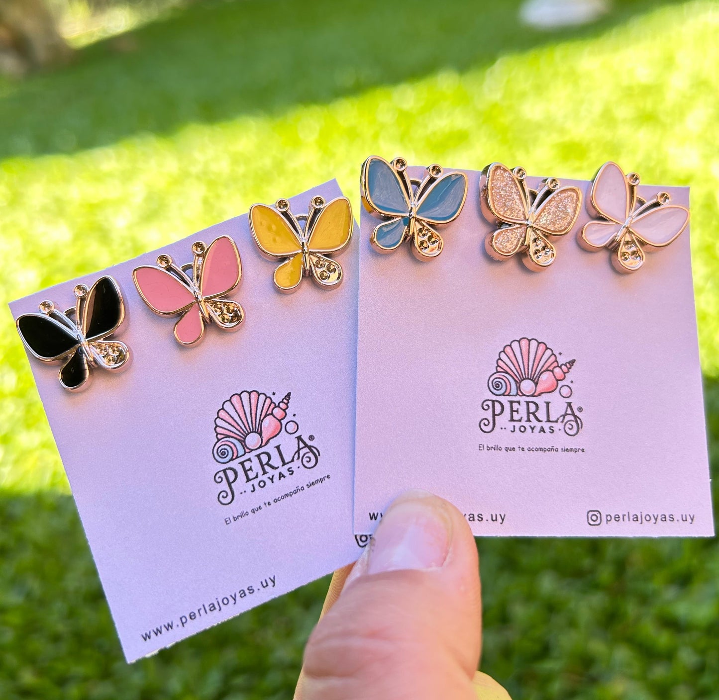 Prendedor mariposa x3