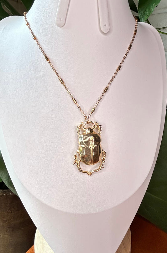 Collar XL Escarabajo Gold