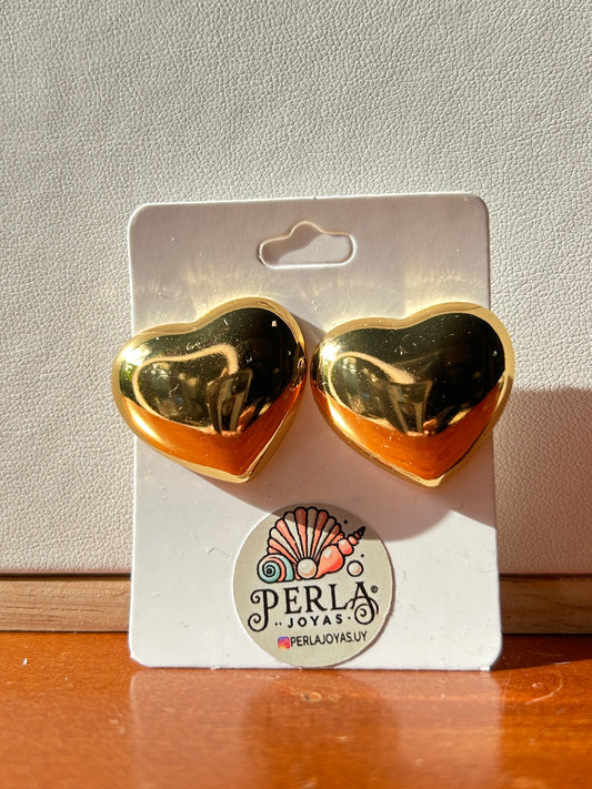 Caravanas Corazón Chunky