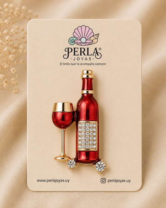 Prendedor Vintage Brindis