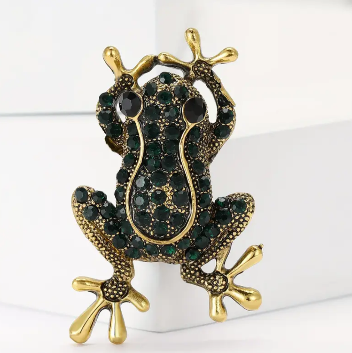 Prendedor Rana verde