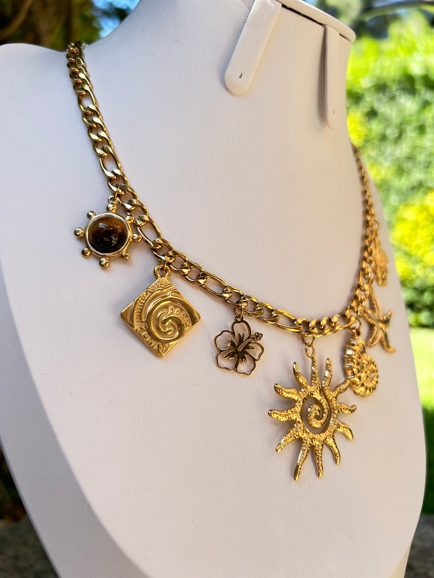 Collar Bohemio 7 dijes