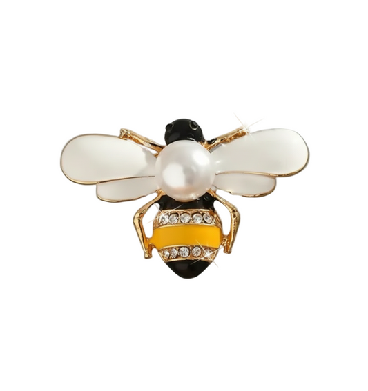 Prendedor Abejita y Perla