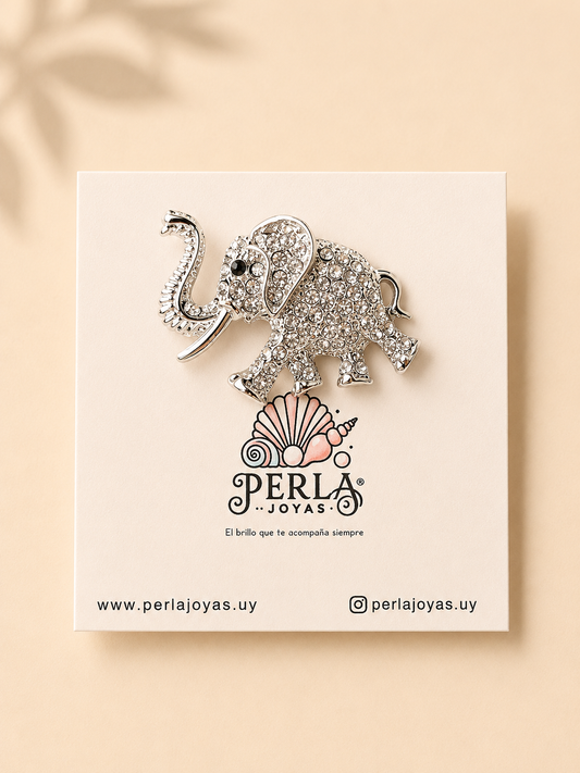 Prende Elefante Silver
