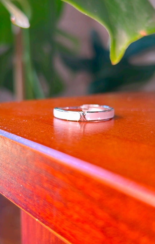 Anillo cinto blanco