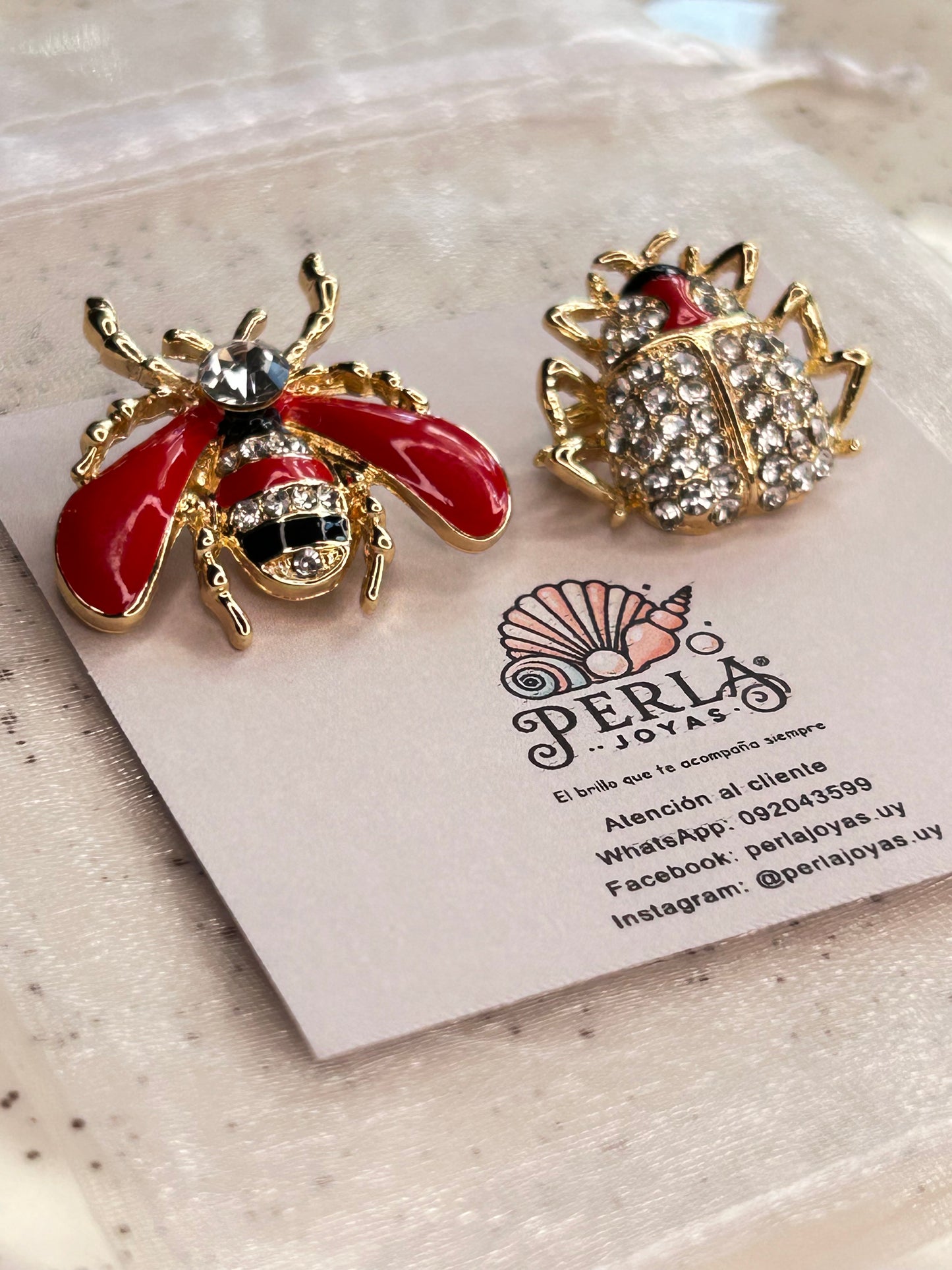 Prendedores Dúo Brillo