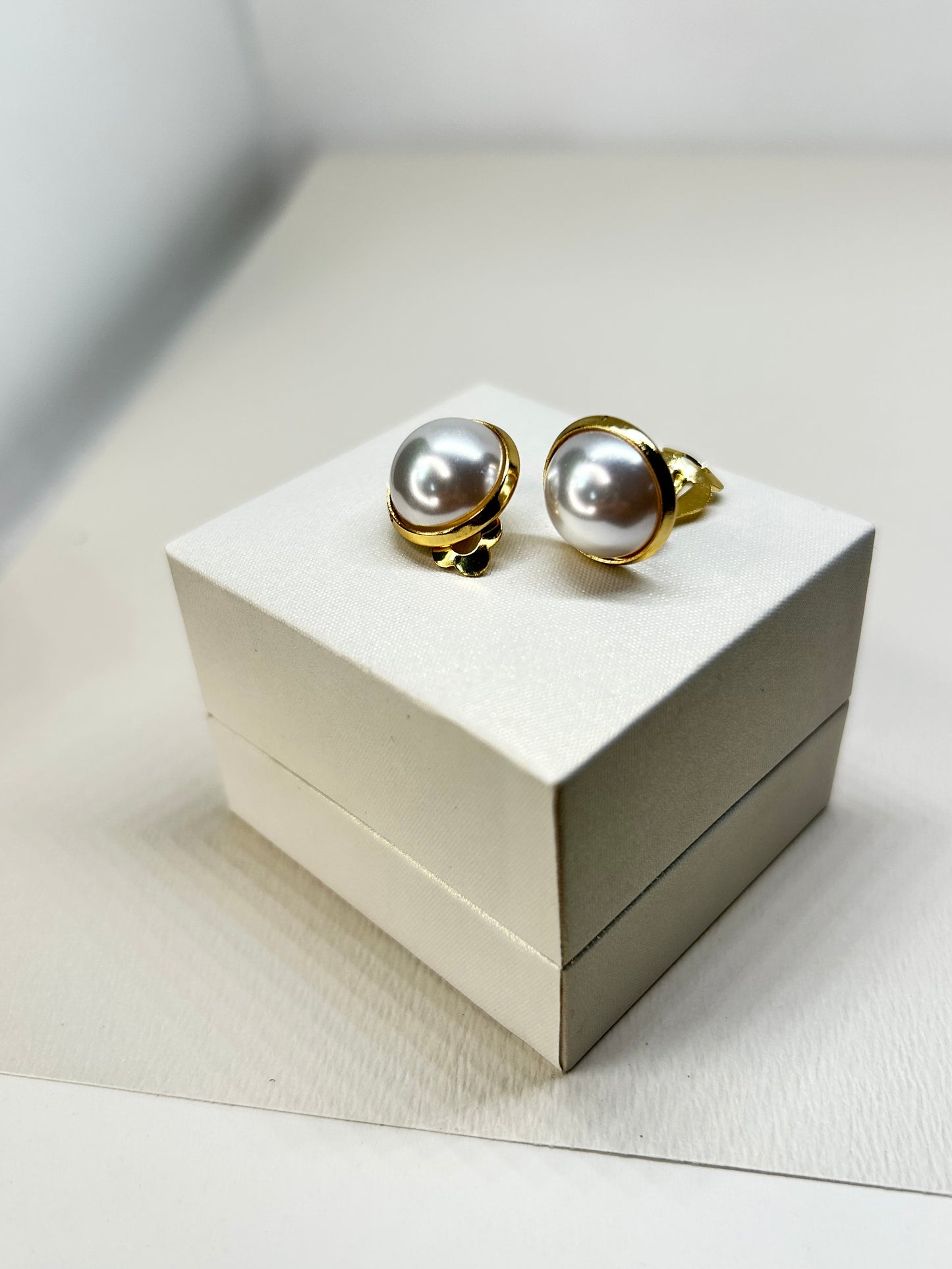 Aros Clip Perlas