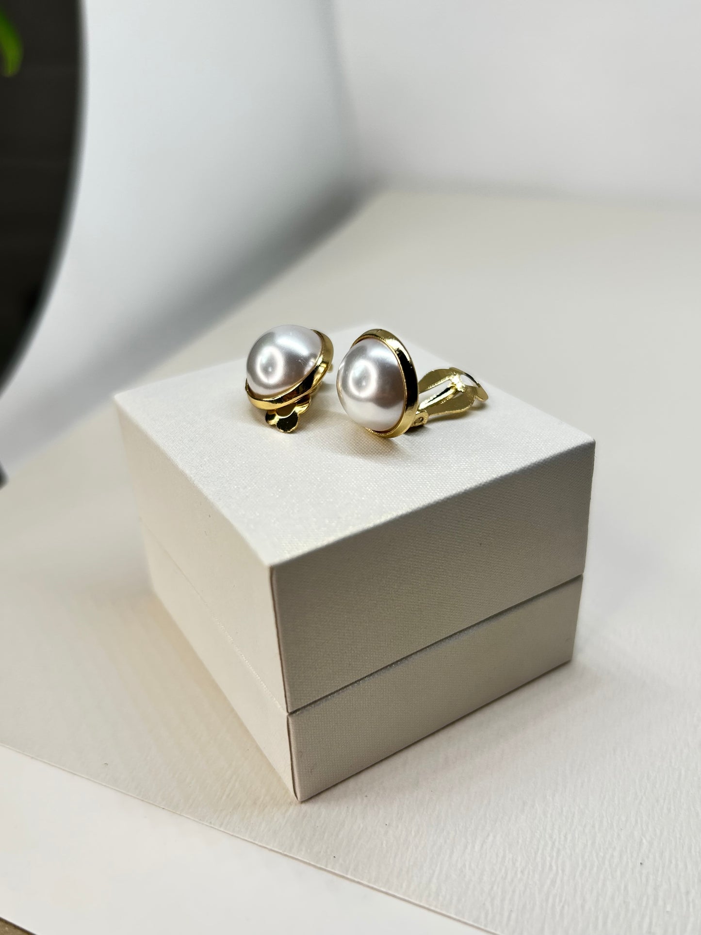 Aros Clip Perlas
