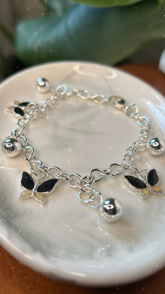 Pulsera dijes mariposa