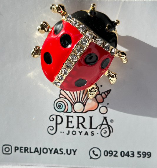 Prendedor Mariquita red
